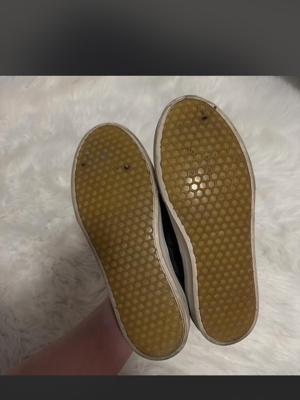 Celine Black Slip-On Women's Sneakers with White Sole - Picture 5 of 5